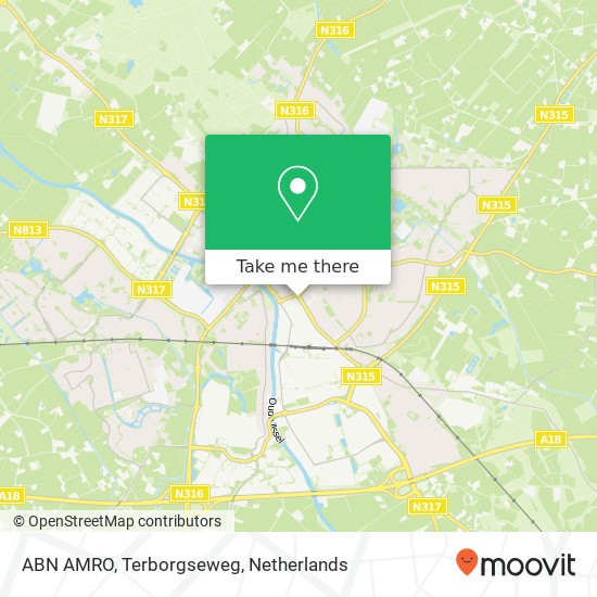 ABN AMRO, Terborgseweg kaart