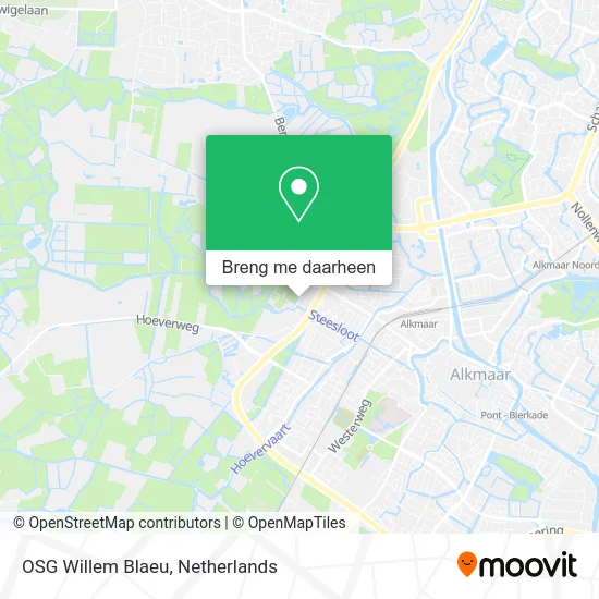 OSG Willem Blaeu kaart