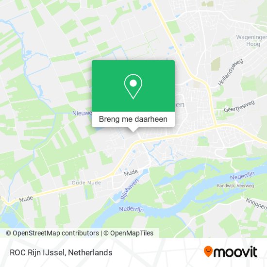 ROC Rijn IJssel kaart