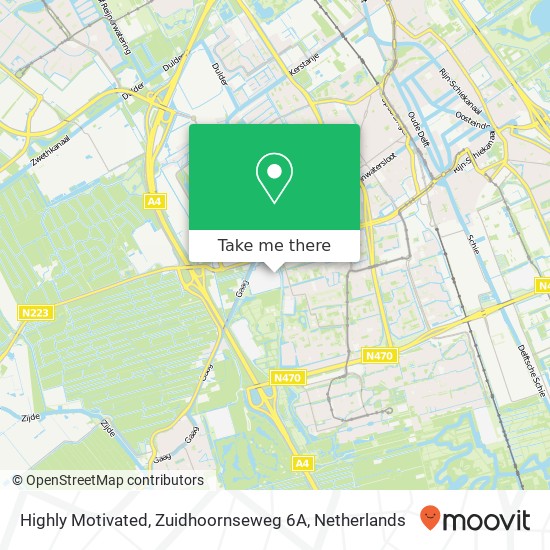 Highly Motivated, Zuidhoornseweg 6A kaart