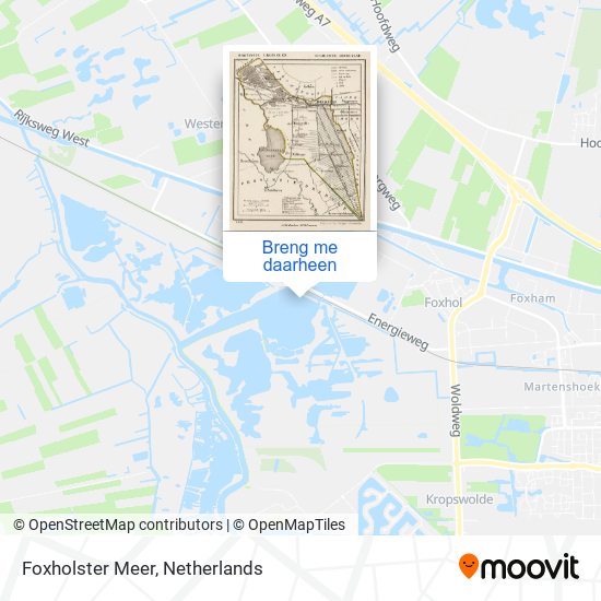 Foxholster Meer kaart