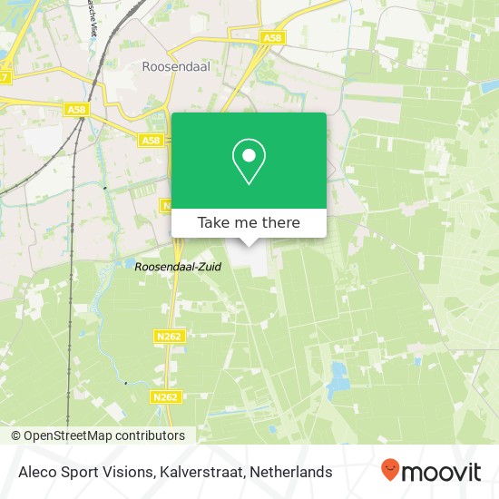 Aleco Sport Visions, Kalverstraat kaart