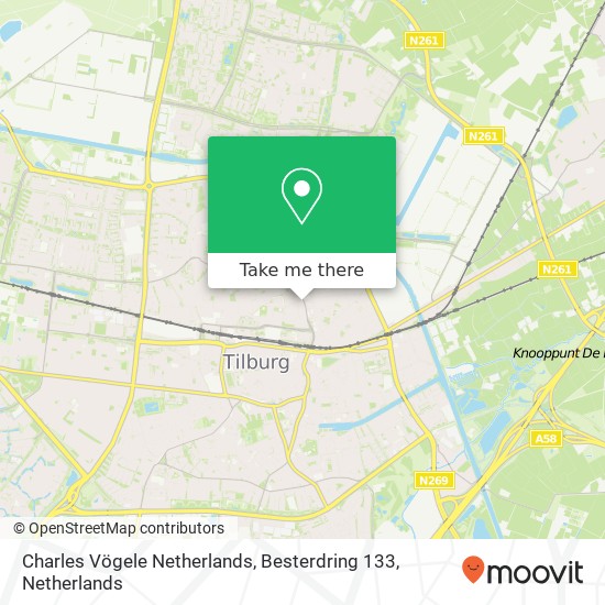 Charles Vögele Netherlands, Besterdring 133 kaart