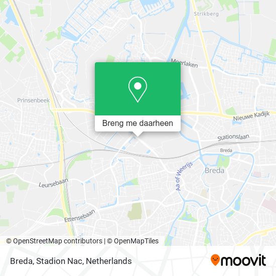 Breda, Stadion Nac kaart