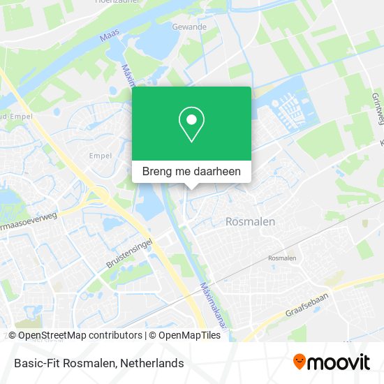 Basic-Fit Rosmalen kaart