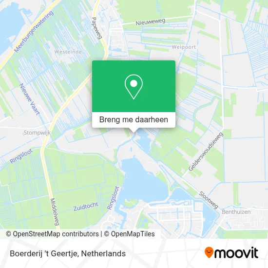 Boerderij 't Geertje kaart