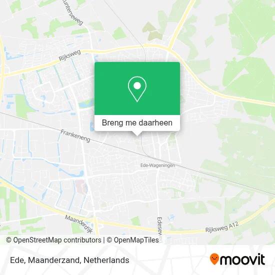 Ede, Maanderzand kaart