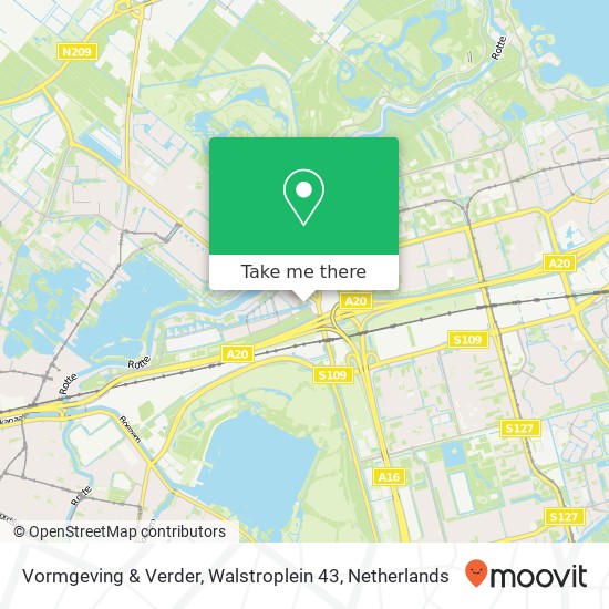 Vormgeving & Verder, Walstroplein 43 kaart