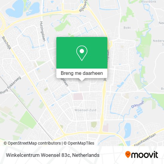 Winkelcentrum Woensel 83c kaart