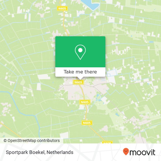 Sportpark Boekel, Bernhardstraat 11 kaart