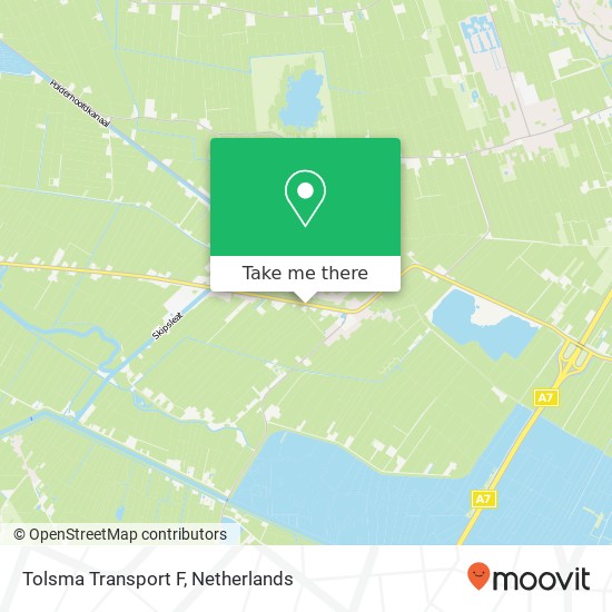 Tolsma Transport F kaart