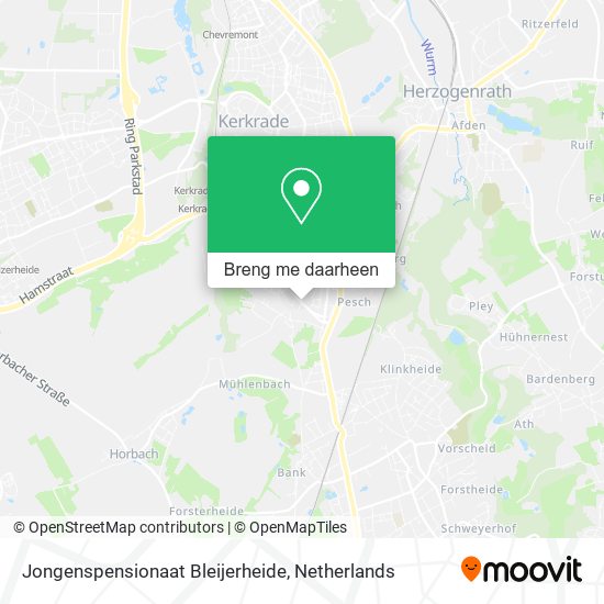 Jongenspensionaat Bleijerheide kaart