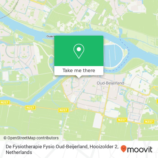 De Fysiotherapie Fysio Oud-Beijerland, Hooizolder 2 kaart