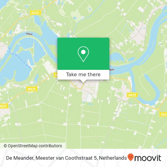 De Meander, Meester van Coothstraat 5 kaart