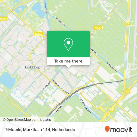 T-Mobile, Marktlaan 114 kaart