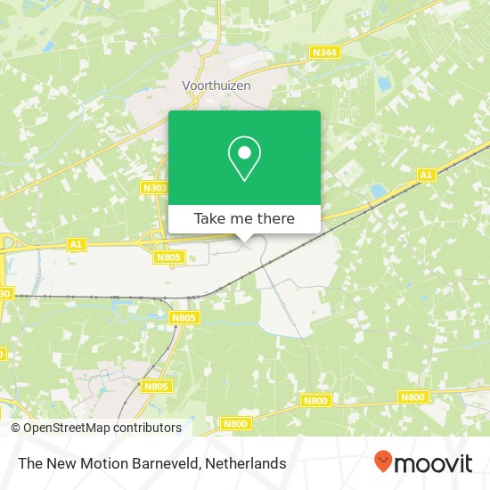 The New Motion Barneveld kaart