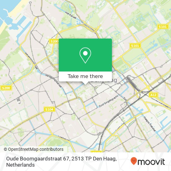 Oude Boomgaardstraat 67, 2513 TP Den Haag kaart