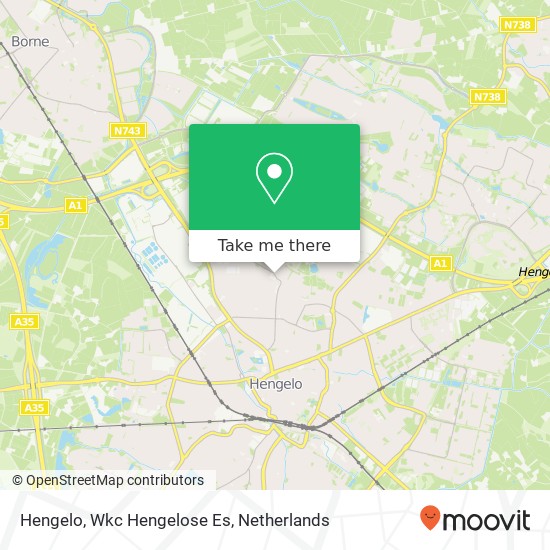 Hengelo, Wkc Hengelose Es kaart