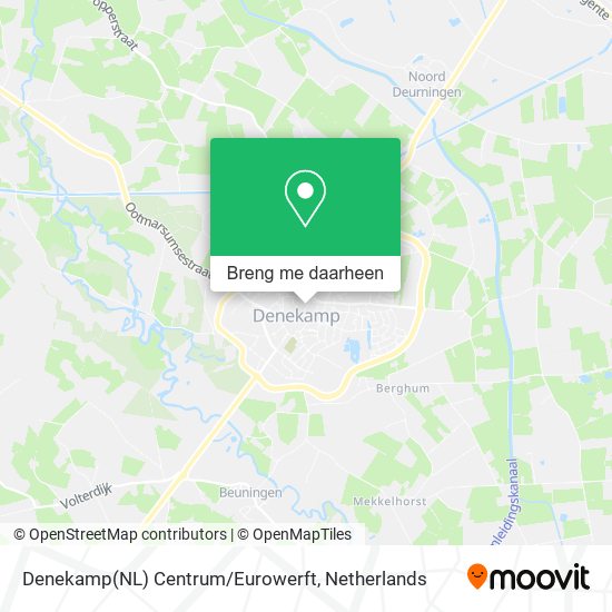 Denekamp(NL) Centrum/Eurowerft kaart