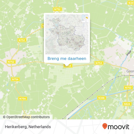 Herikerberg, Goorseweg 58 kaart
