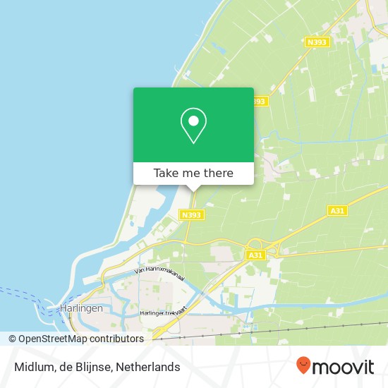 Midlum, de Blijnse kaart