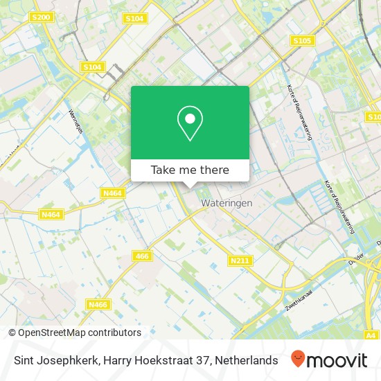 Sint Josephkerk, Harry Hoekstraat 37 kaart