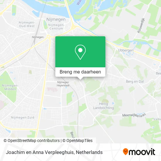 Joachim en Anna Verpleeghuis kaart