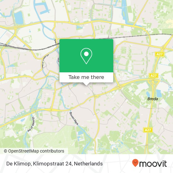 De Klimop, Klimopstraat 24 kaart