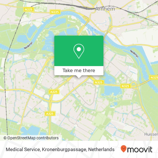 Medical Service, Kronenburgpassage kaart