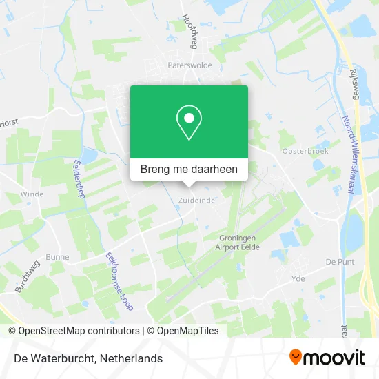 De Waterburcht kaart