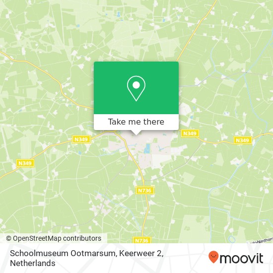 Schoolmuseum Ootmarsum, Keerweer 2 kaart