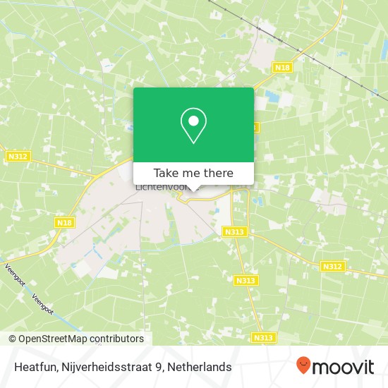 Heatfun, Nijverheidsstraat 9 kaart