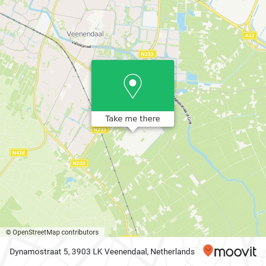 Dynamostraat 5, 3903 LK Veenendaal kaart