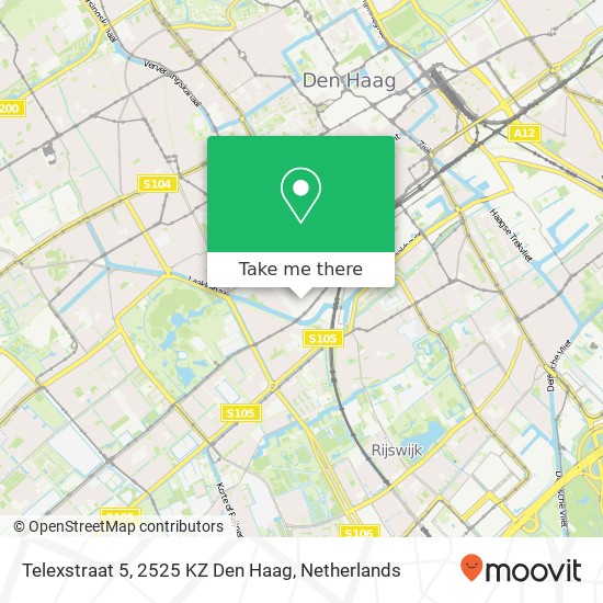 Telexstraat 5, 2525 KZ Den Haag kaart