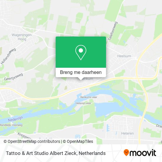 Tattoo & Art Studio Albert Zieck kaart