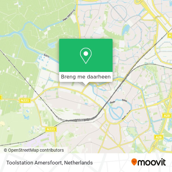 Toolstation Amersfoort kaart