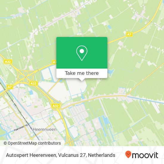 Autoxpert Heerenveen, Vulcanus 27 kaart