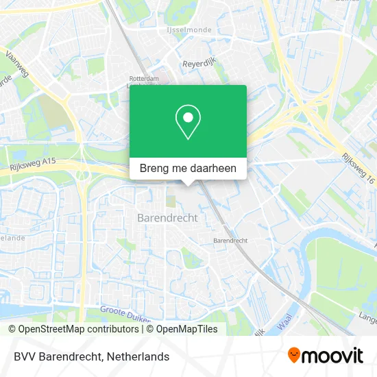 BVV Barendrecht kaart