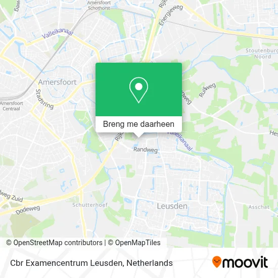 Cbr Examencentrum Leusden kaart