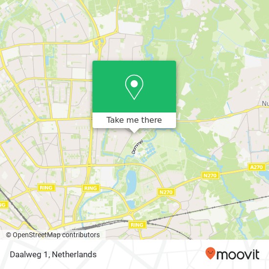 Daalweg 1, 5631 Eindhoven kaart