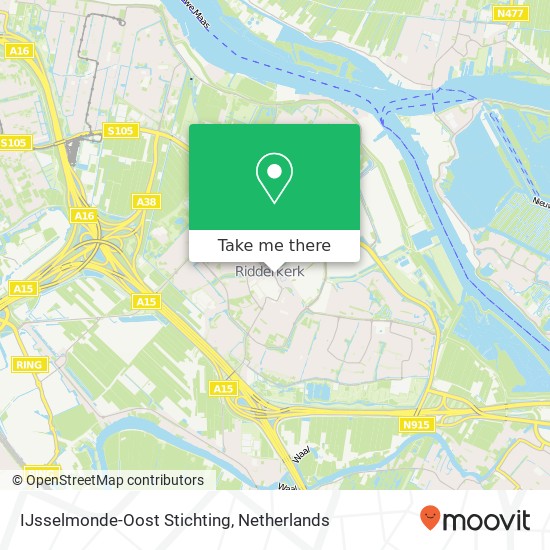 IJsselmonde-Oost Stichting, Schoutstraat 9 kaart