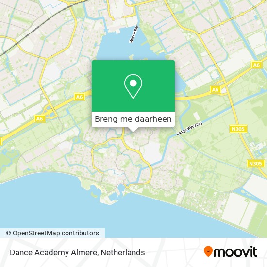 Dance Academy Almere kaart
