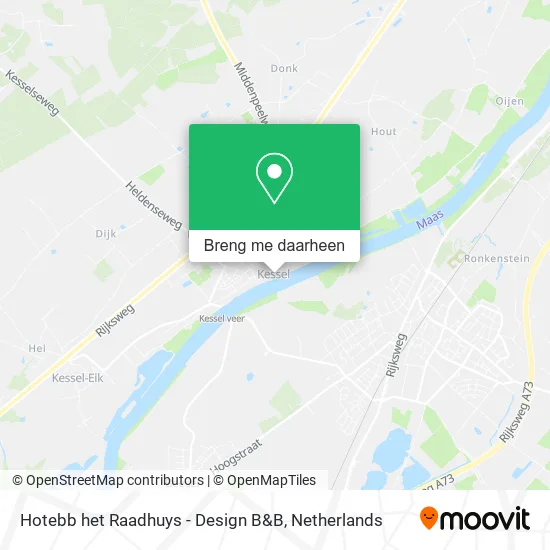 Hotebb het Raadhuys - Design B&B kaart