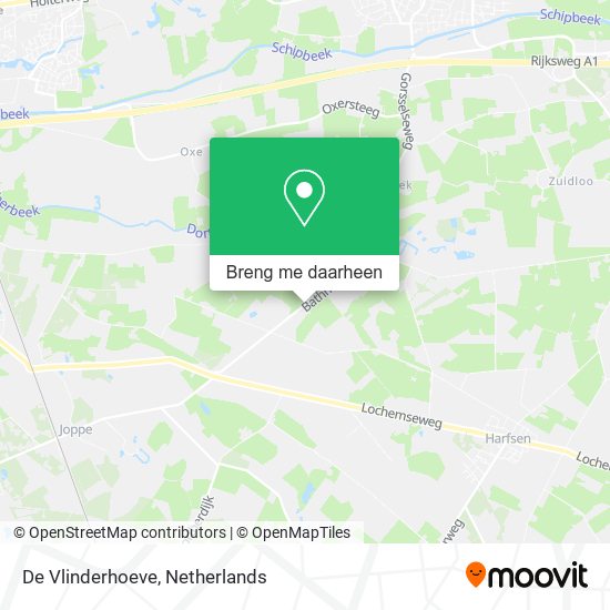 De Vlinderhoeve kaart