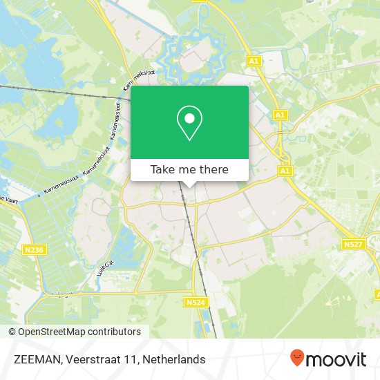 ZEEMAN, Veerstraat 11 kaart