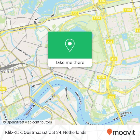 Klik-Klak, Oostmaasstraat 34 kaart