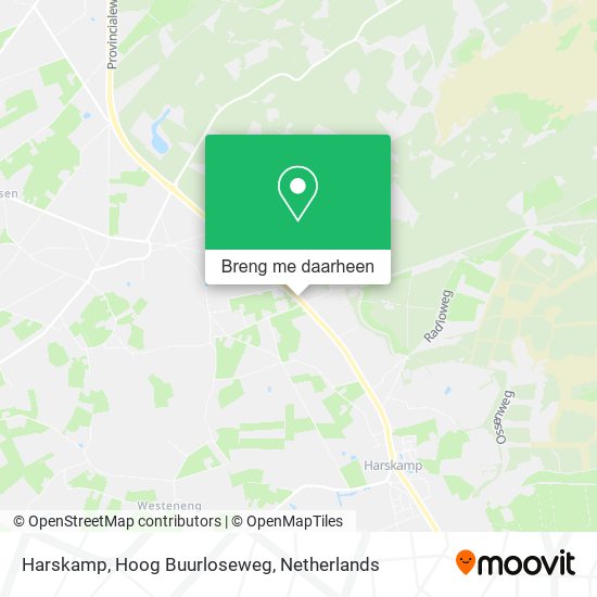 Harskamp, Hoog Buurloseweg kaart