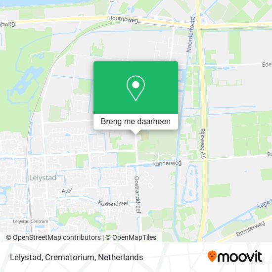 Lelystad, Crematorium kaart