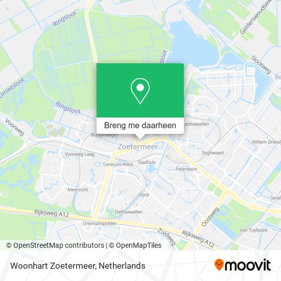 Woonhart Zoetermeer kaart