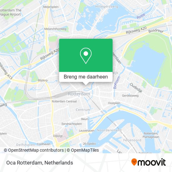 Oca Rotterdam kaart